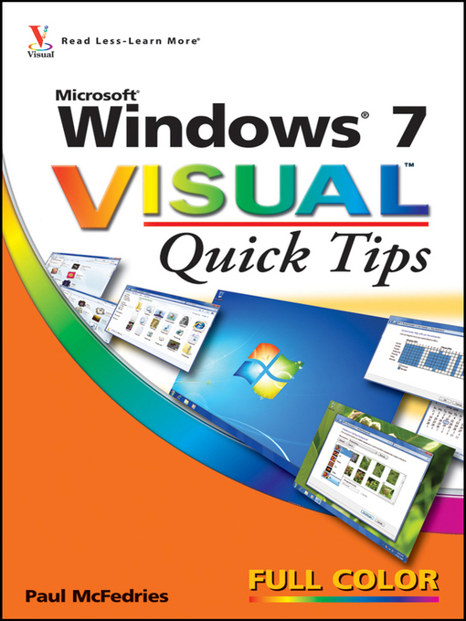 Title details for Windows 7 Visual Quick Tips by Paul McFedries - Available